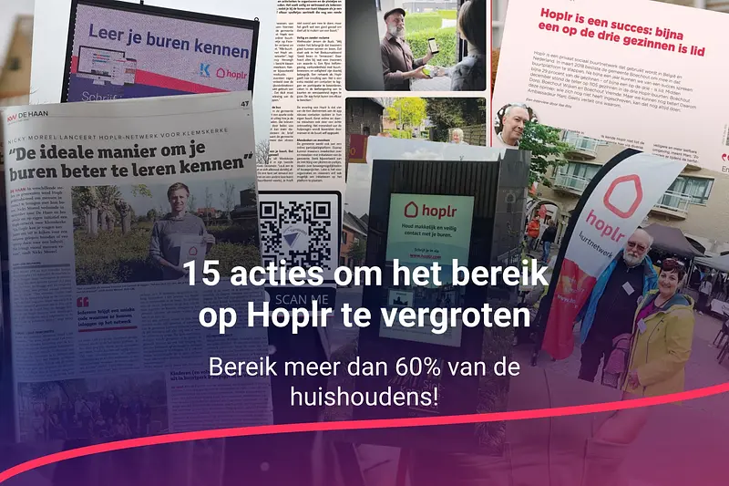 15 acties om het bereik op Hoplr te vergroten