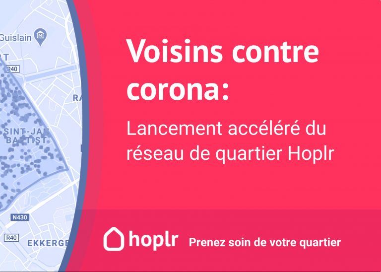 Voisins contre corona: lancement accéléré du réseau de quartier Hoplr