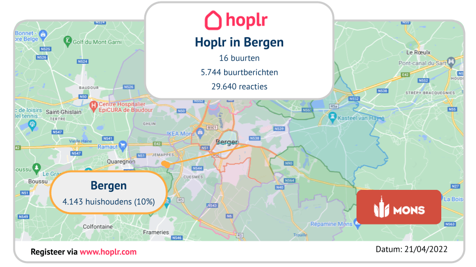 Zo investeert stad Bergen in hechte buurten met Hoplr
