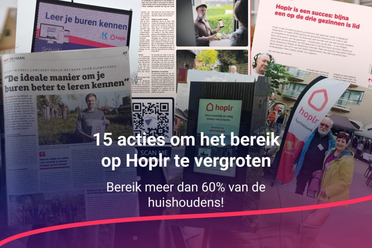 15 acties om het bereik op Hoplr te vergroten