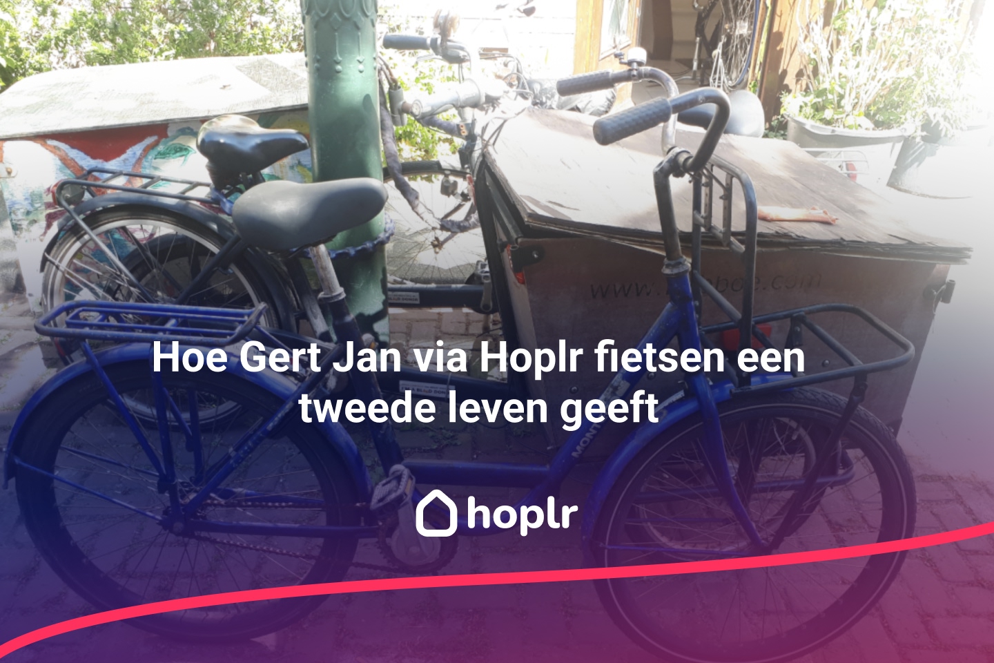 Hoe Gert Jan via Hoplr fietsen een tweede leven geeft